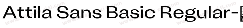 Attila Sans Basic Regular字体转换